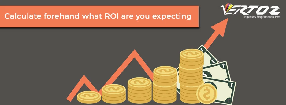 Calculate forehand what ROI are you expecting